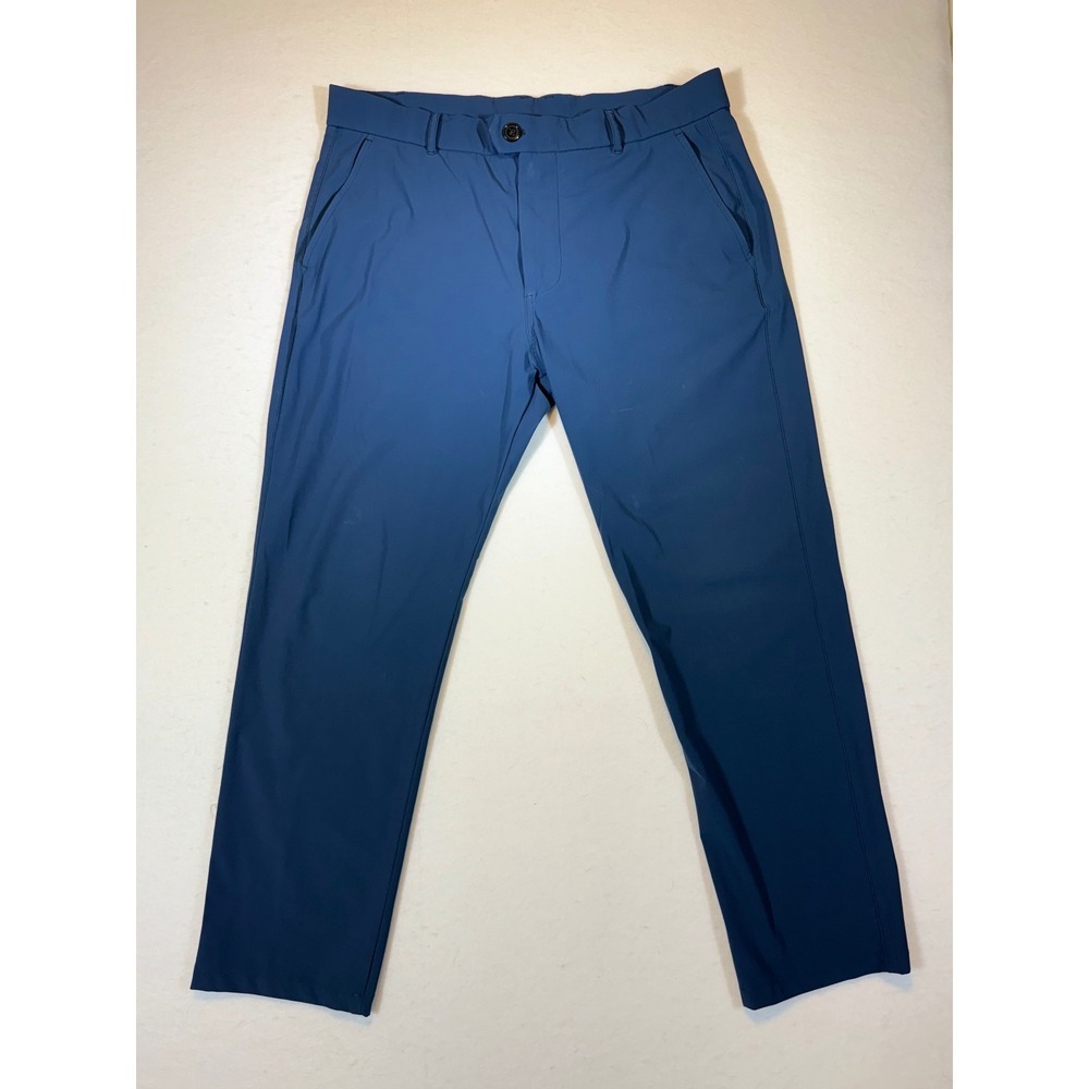 Greyson Men's Blue Golf Chinos Flat Front Performance Pants Size 34x32